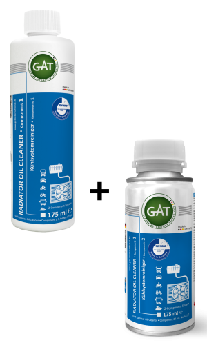 GAT Radiator Oil Cleaner Set  C1 + C2 (175 ml+ 175 ml)