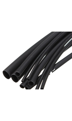 Tub termocontractibil negru 3 ml